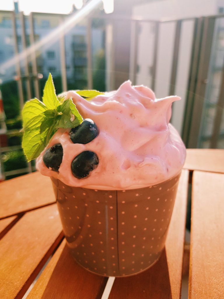 Himbeer Eiweiß Fluff
