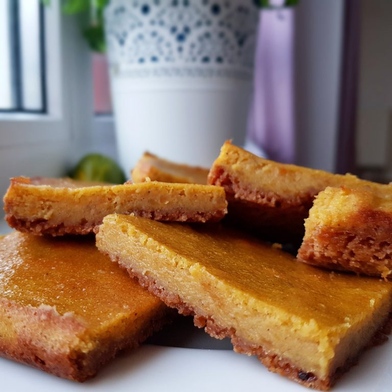 Kürbis Käsekuchen Bites