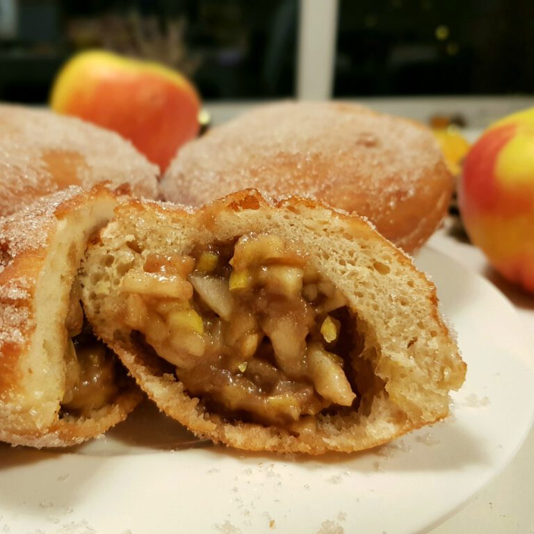 Apfel-Spekulatius Donuts