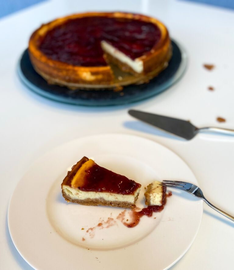 Himbeer-Käsekuchen