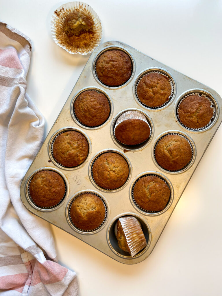 Saftige Bananenmuffins
