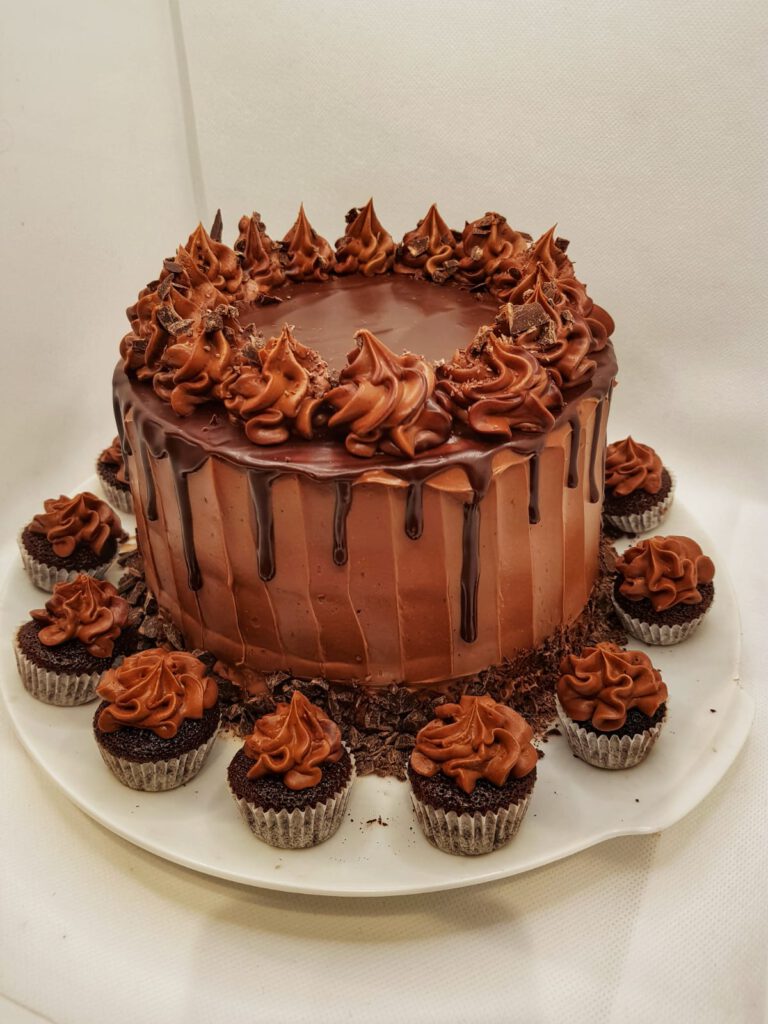Die ultimative Schokoladen Drip-Torte