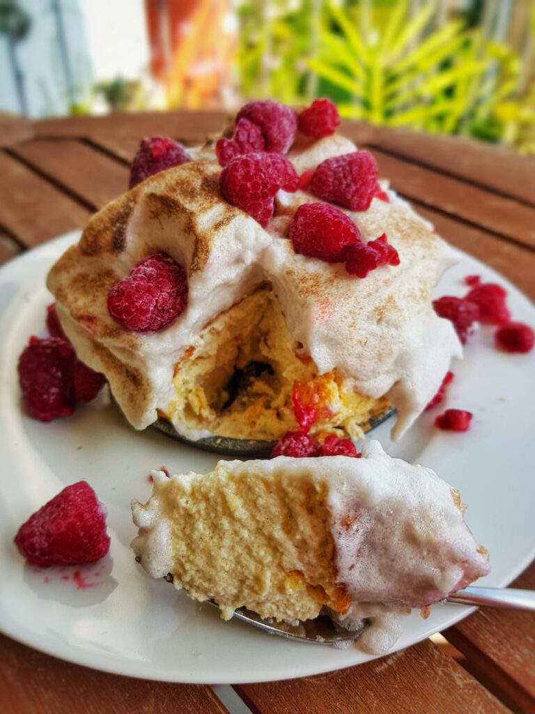Gesunder Protein-Käsekuchen