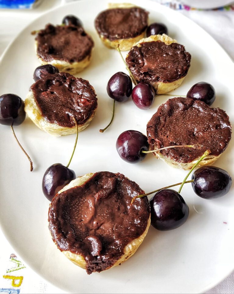Schoko-Kirsch Pasteis de Nata