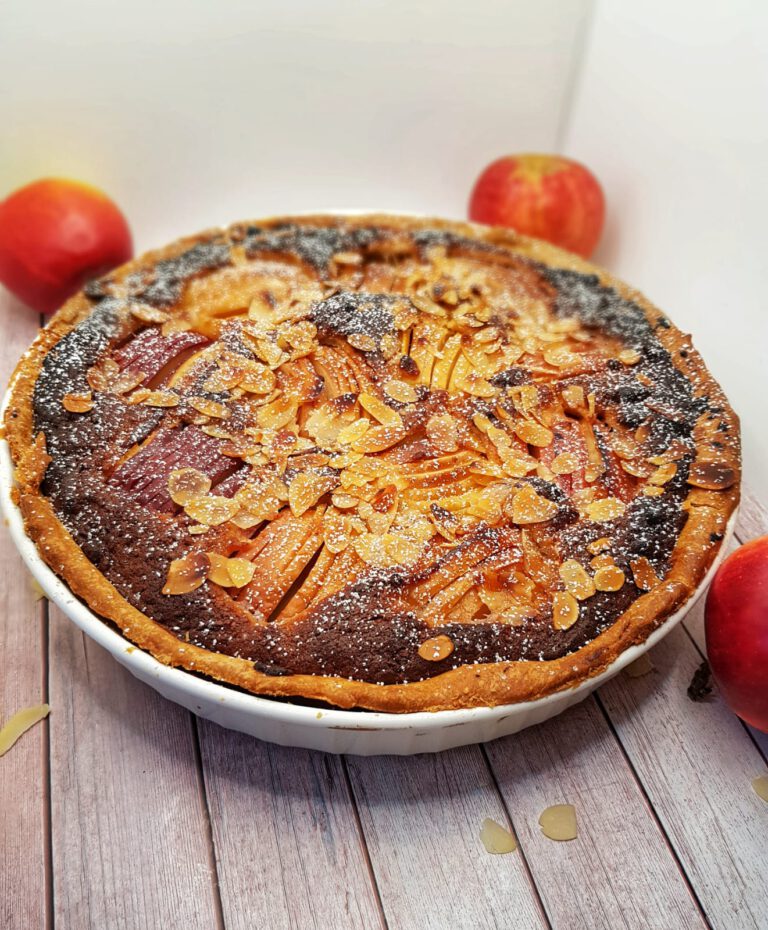 Apfel-Marzipan Frangipane Tarte
