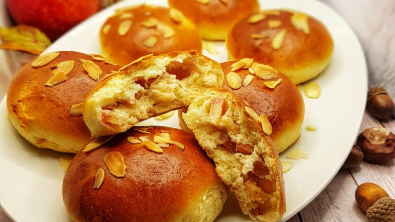 Apfel-Quark Brötchen