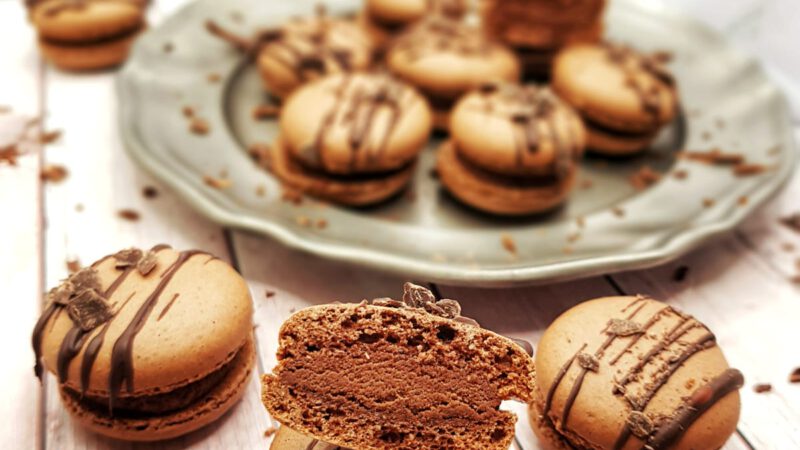 Schokoladen Macarons