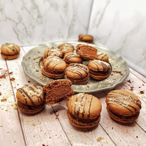 Schokoladen Macarons – Schweizer Methode | Julia&amp;#39;s Baking Passion