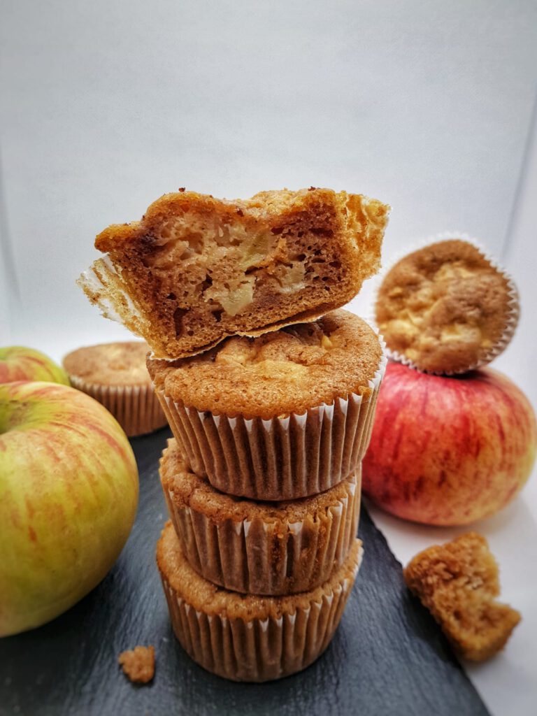 Saftige Apfelmuffins
