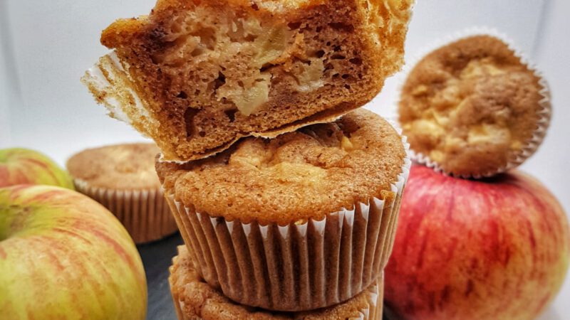 Saftige Apfelmuffins