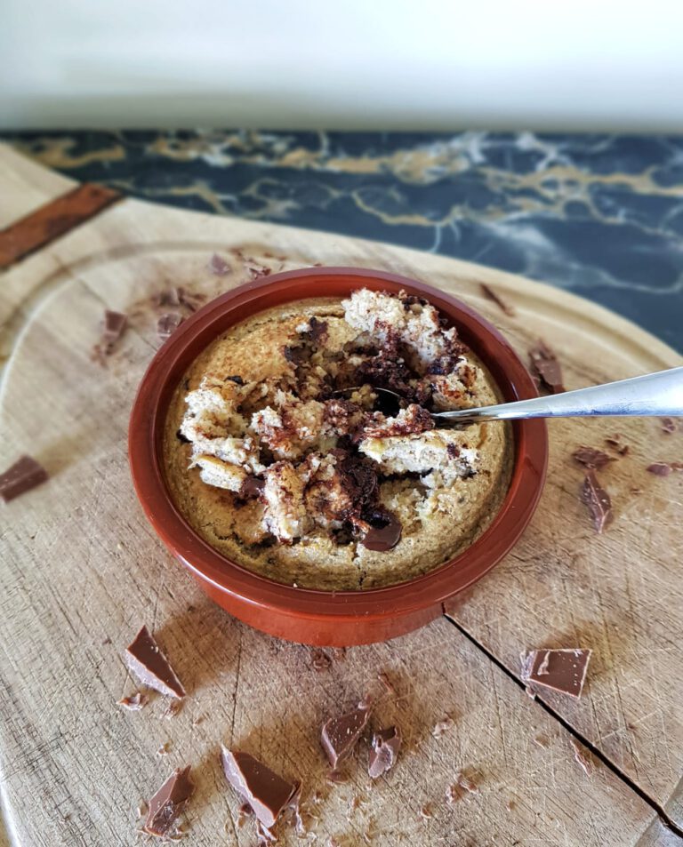 Cookie Dough Baked Oats (Gebackener Haferbrei)