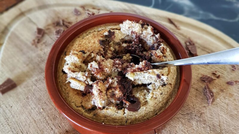 Cookie Dough Baked Oats (Gebackener Haferbrei)