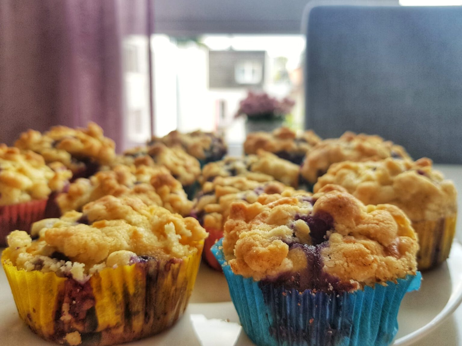 Heidelbeer-Streusel-Muffins | Julia&amp;#39;s Baking Passion