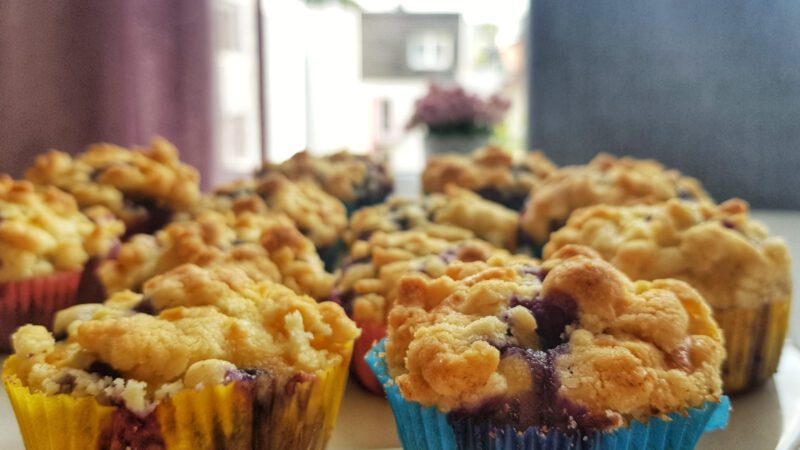 Heidelbeer-Streusel-Muffins