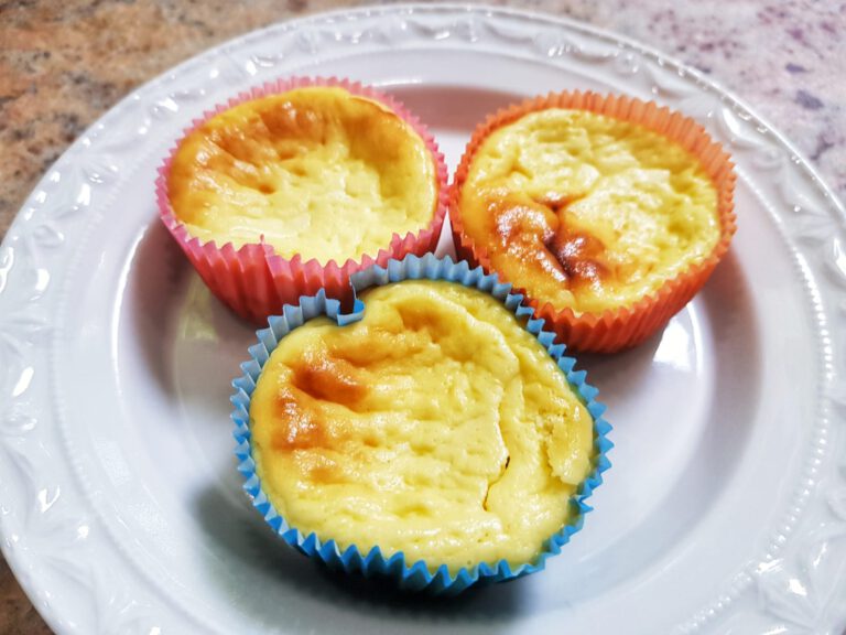 Gesunde Käsekuchenmuffins
