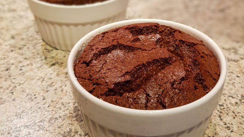 Luftiges Schoko-Soufflé