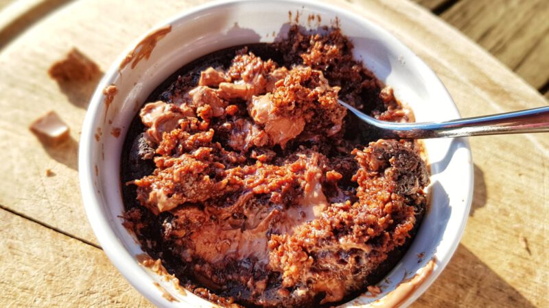 Vollmilch Baked Oats (Gebackener Haferbrei)
