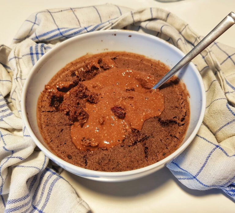 Schoko Cranberry Baked Oats (Gebackener Haferbrei)