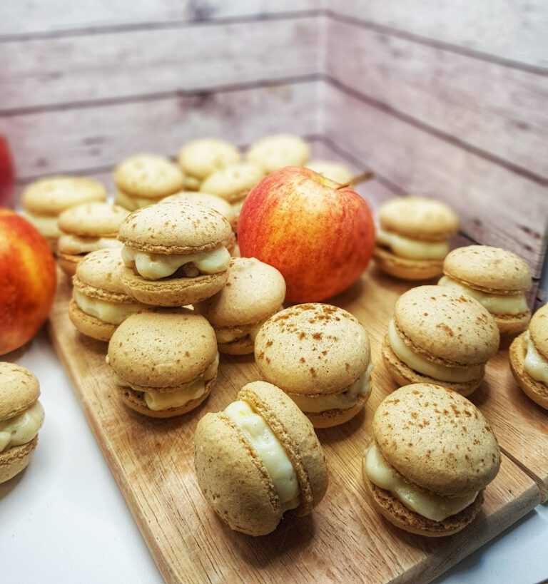 Apfel-Zimt Macarons