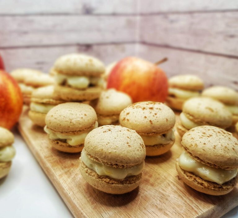 Apfel-Zimt Macarons