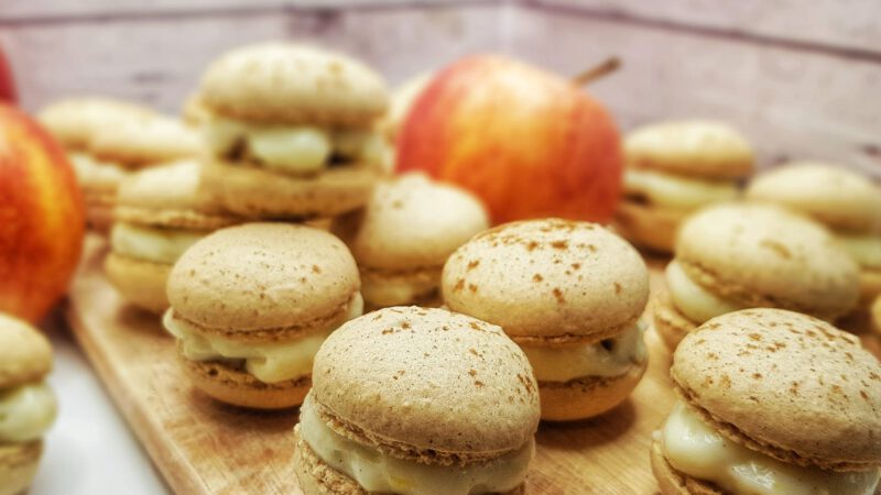 Apfel-Zimt Macarons