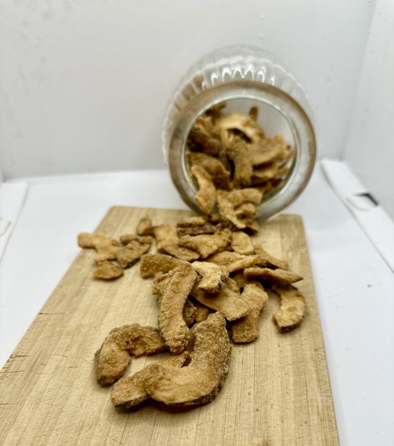 Gebrannte Kokoschips