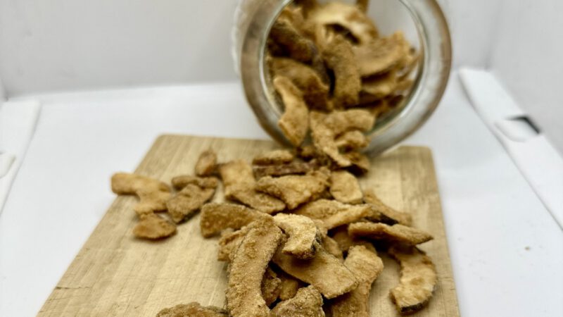 Gebrannte Kokoschips