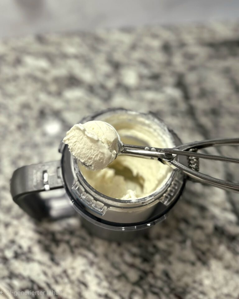 Gesunder Vanille Frozen Joghurt (Ninja Creami)