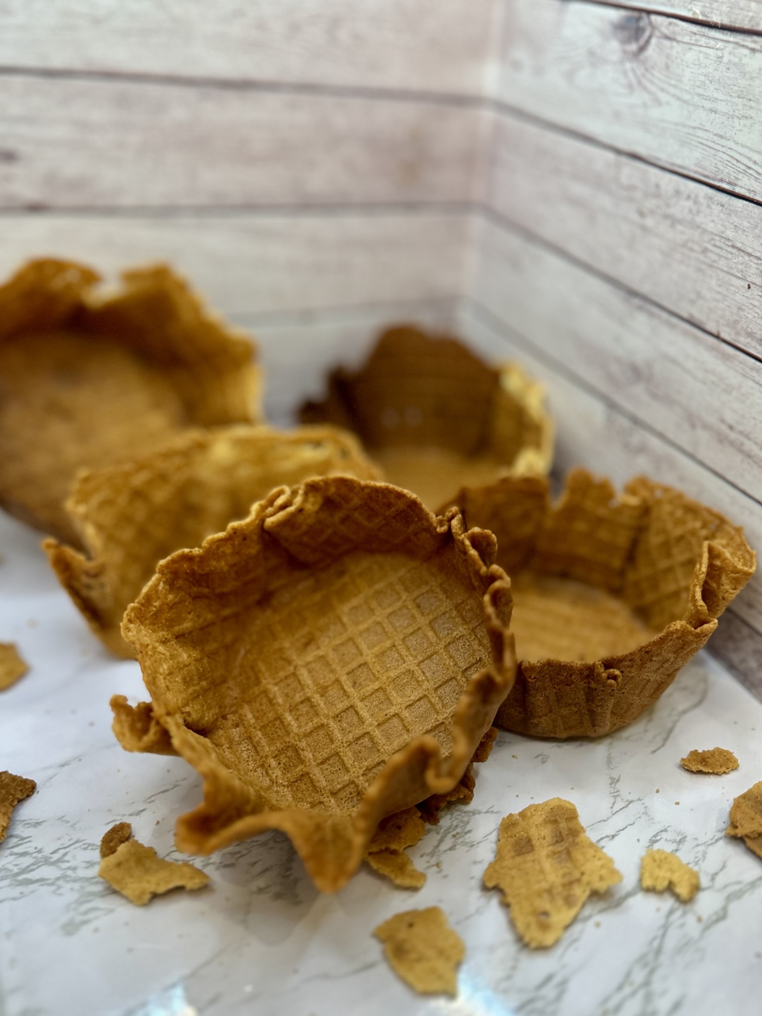 Eiswaffeln / Waffelhörnchen