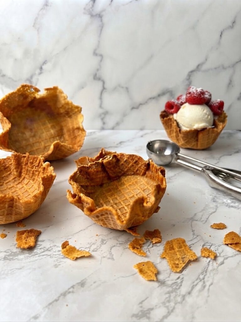 Eiswaffeln / Waffelhörnchen