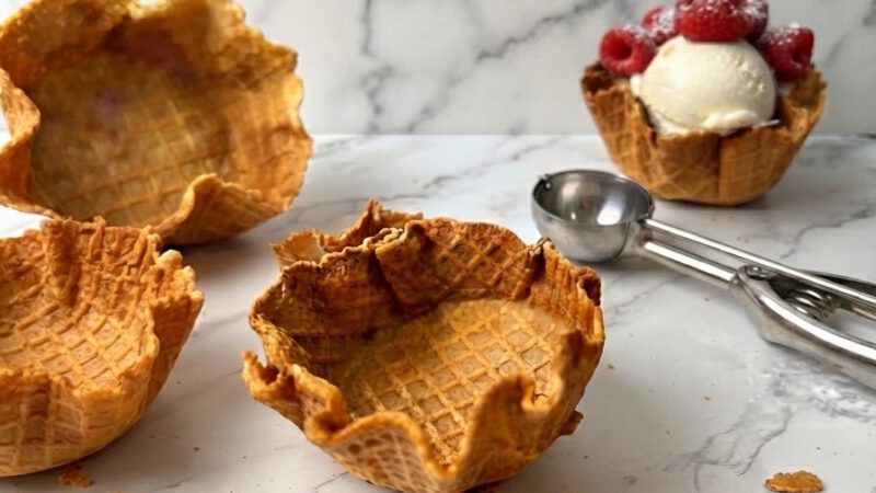 Eiswaffeln / Waffelhörnchen